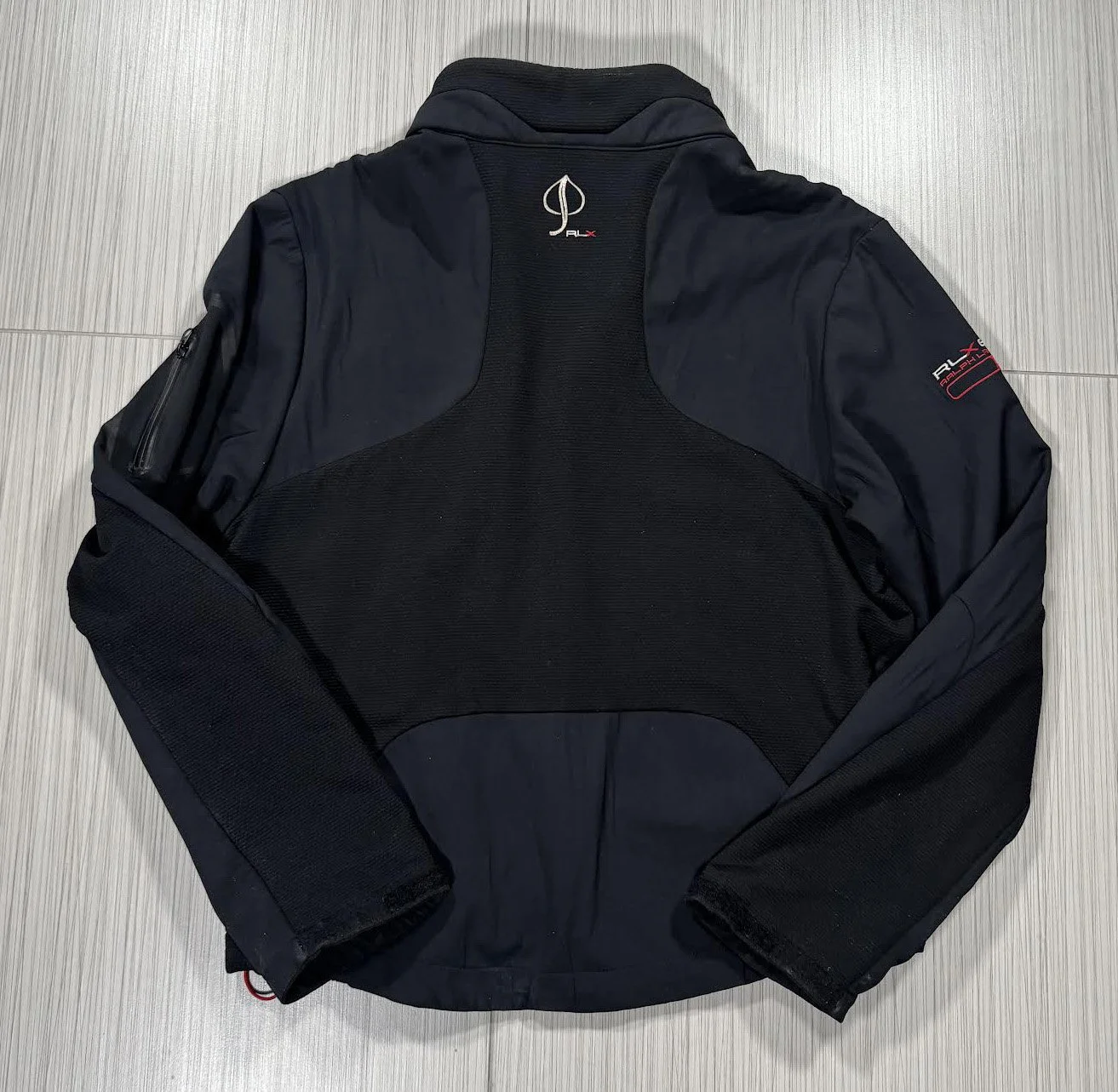 Vintage Polo Ralph Lauren RLX Black / Red Tech Jacket (Size L